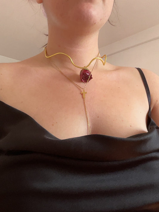 Collana rigida Rose
